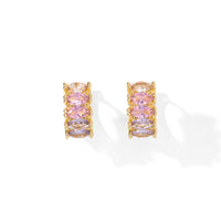 Jada Hoops | Ombre Pink Gold