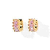 Jada Hoops | Ombre Pink Gold