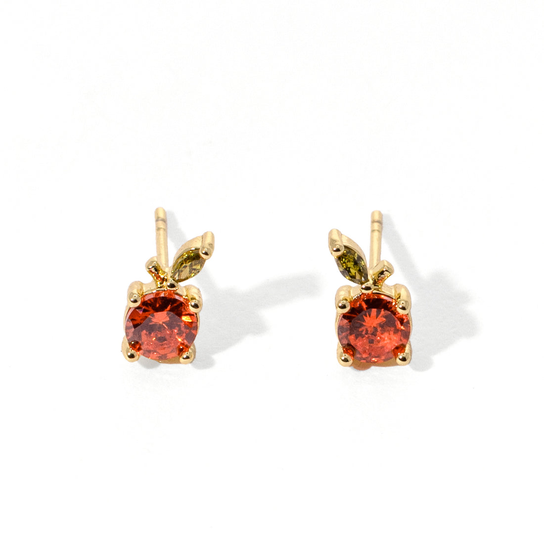 Mandarin Studs | Gold