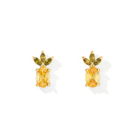 Lady Luck Pineapple Studs | Gold