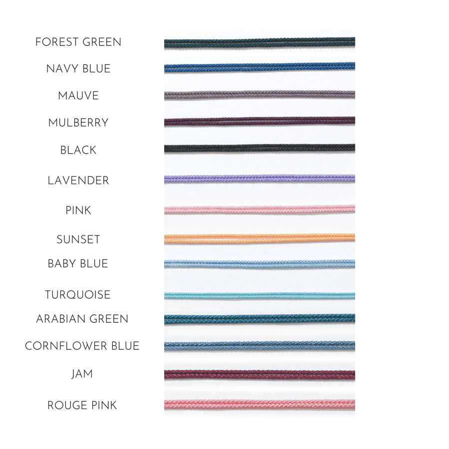 Charmed Cord Bracelets - cord options