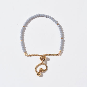Cammy Beaded Bracelet | Gray