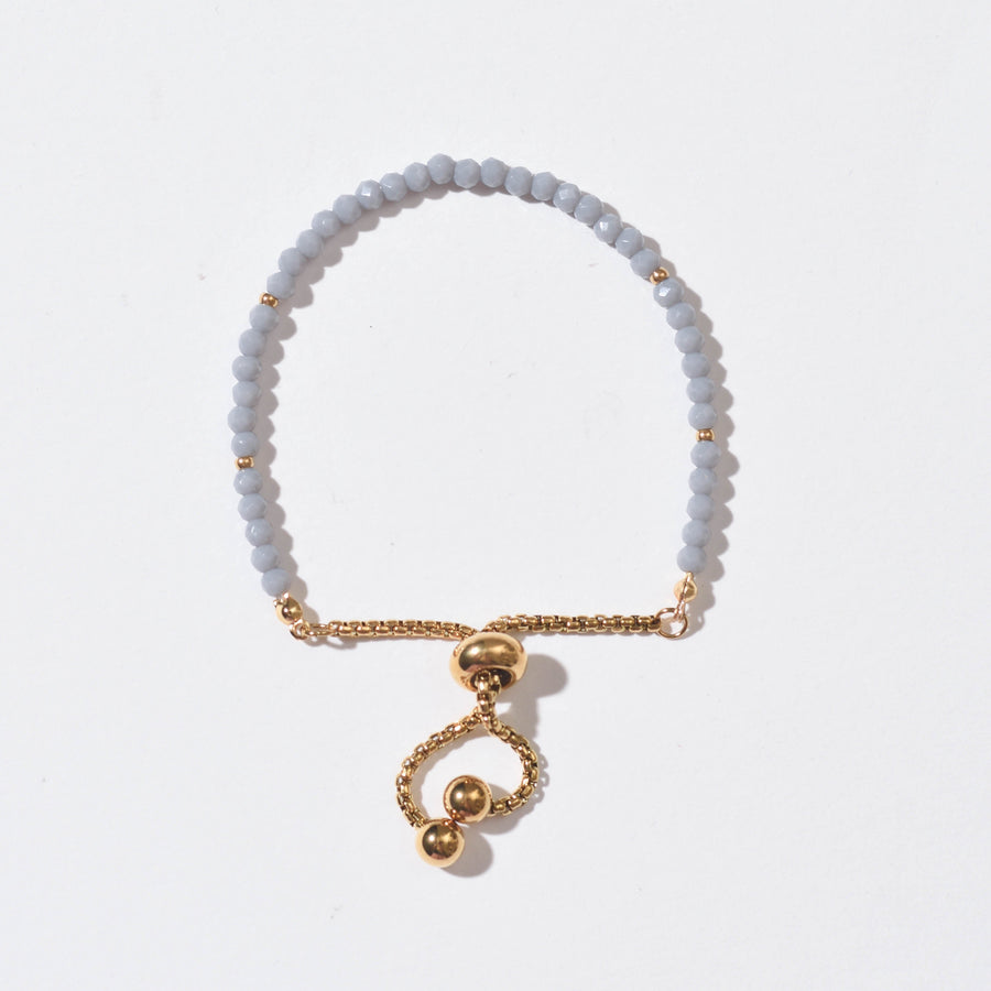 Cammy Beaded Bracelet | Gray