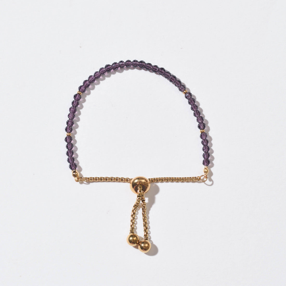 Cammy Beaded Bracelet | Purple Haze