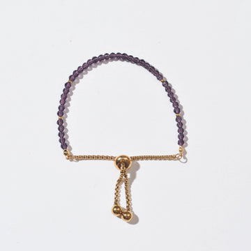 Cammy Beaded Bracelet | Purple Haze