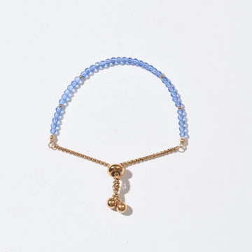 Cammy Beaded Bracelet | Crystal Blue