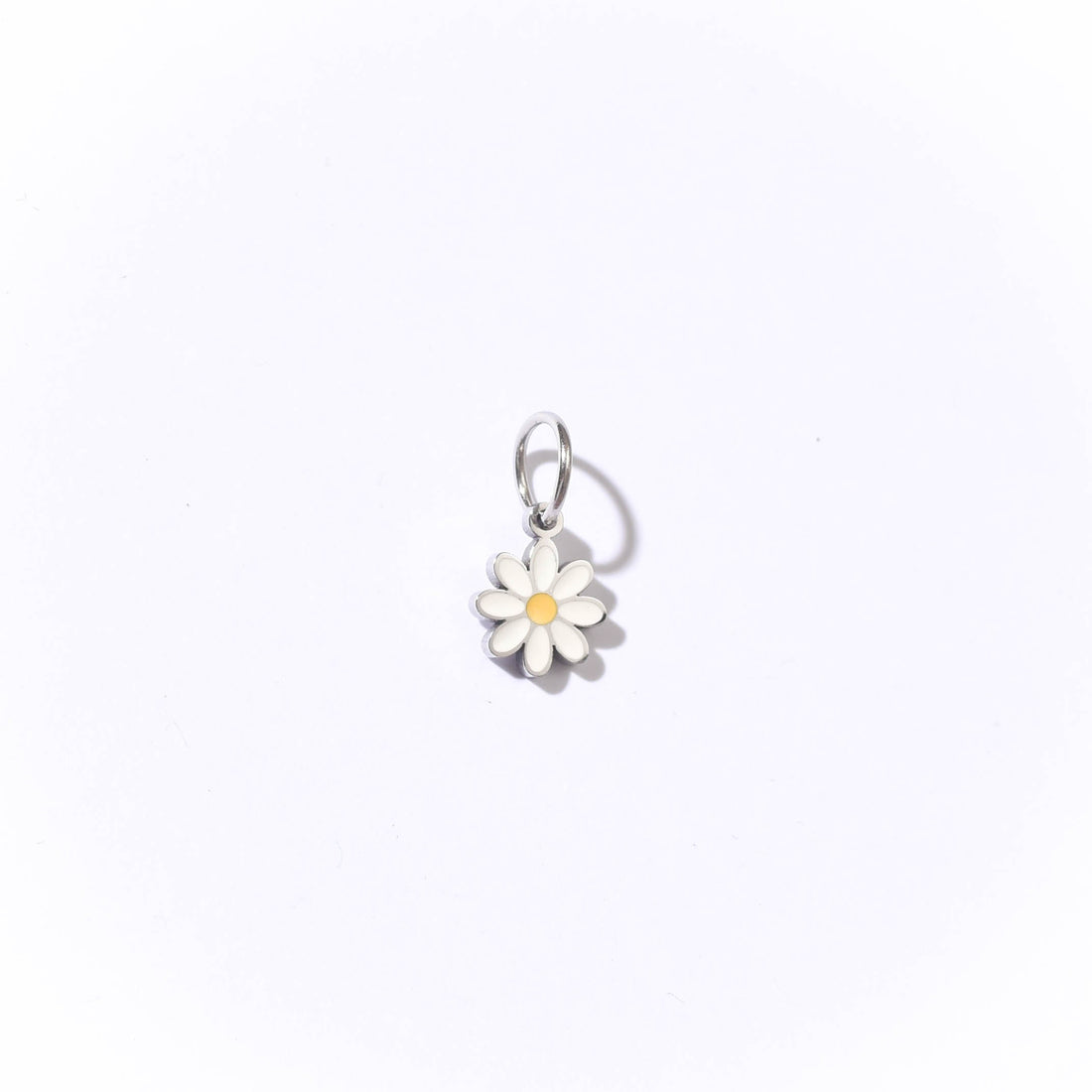 Baby Daisy Charm | Silver