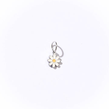 Baby Daisy Charm | Silver