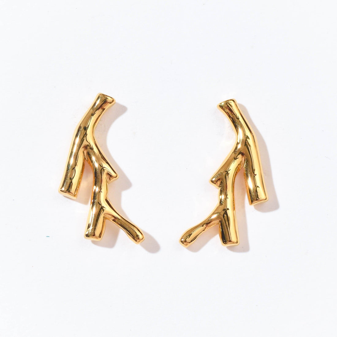 Irvina Coral Studs SST
