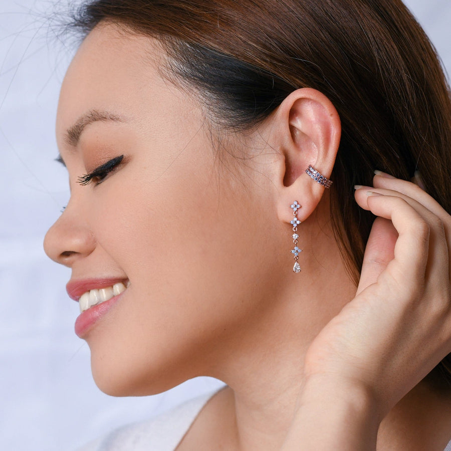 Orkid Dangle | Rose Gold