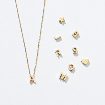 Love Letter Necklace Gold