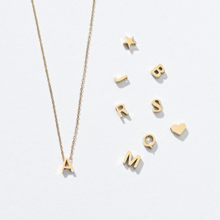 Love Letter Necklace Gold