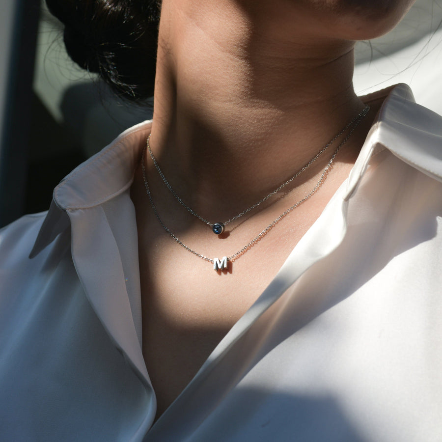 Love Letter Necklace Silver