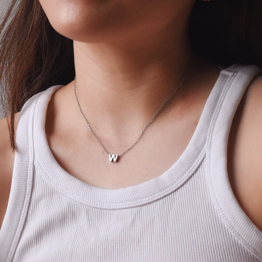 Love Letter Necklace Silver