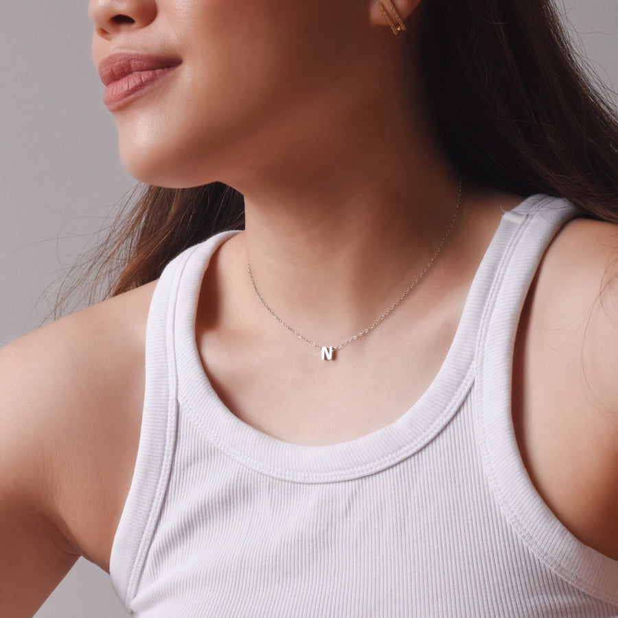 Love Letter Necklace Silver