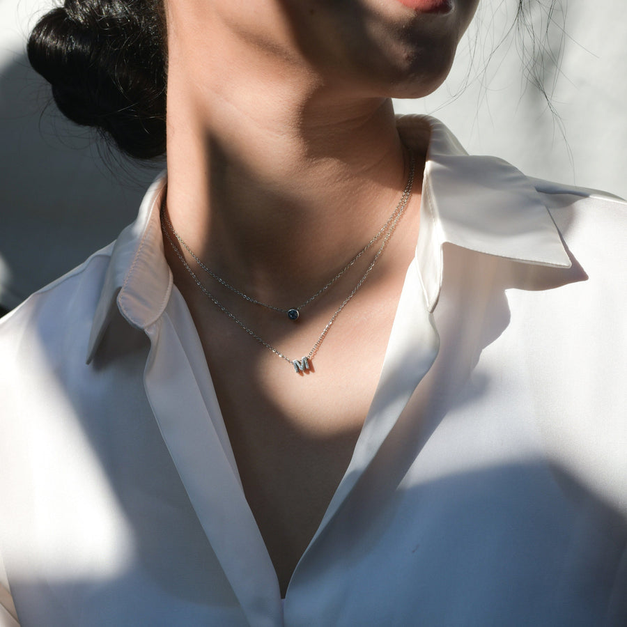 Love Letter Necklace Silver