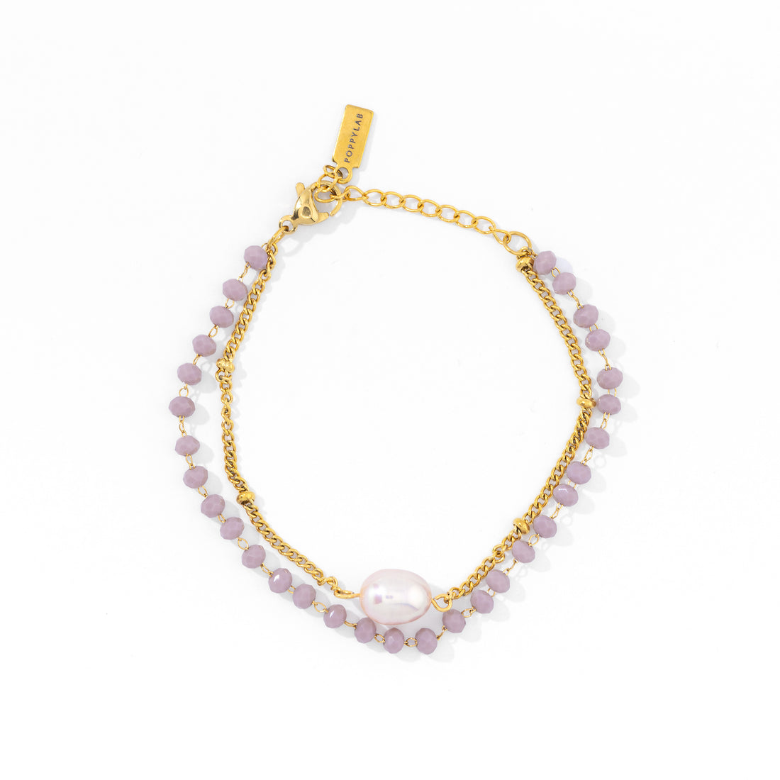 Aveline Pink Pearl Bracelet