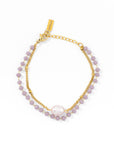 Aveline Pink Pearl Bracelet