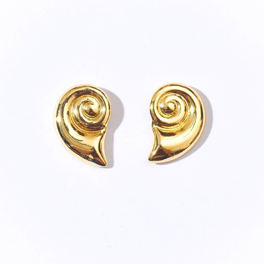 Myla Spiral Studs | Gold