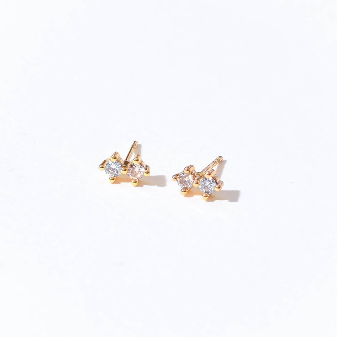 Hazel Studs | Gold