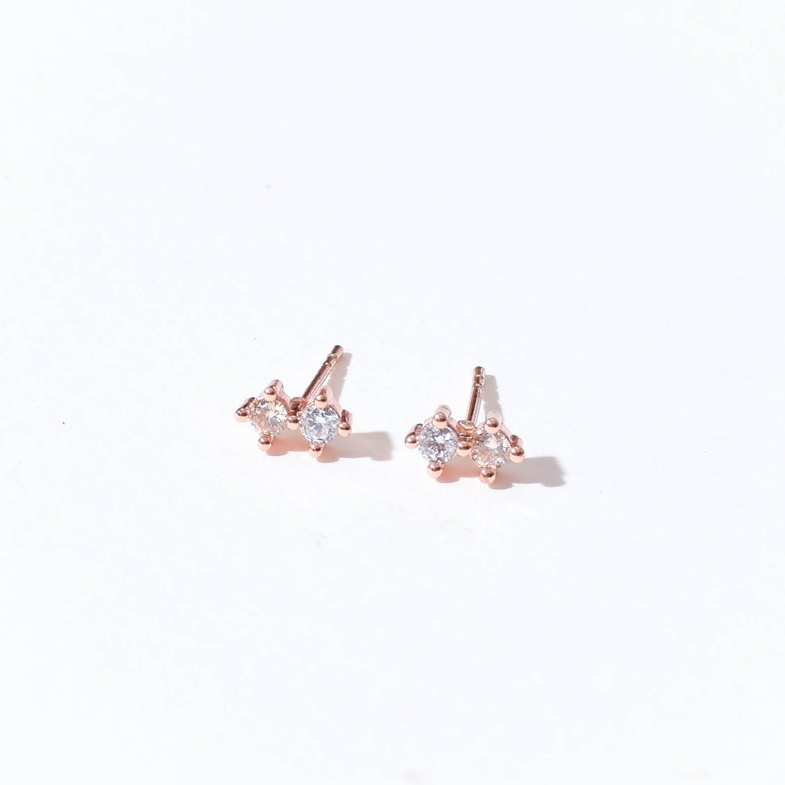 Hazel Studs | Rose Gold