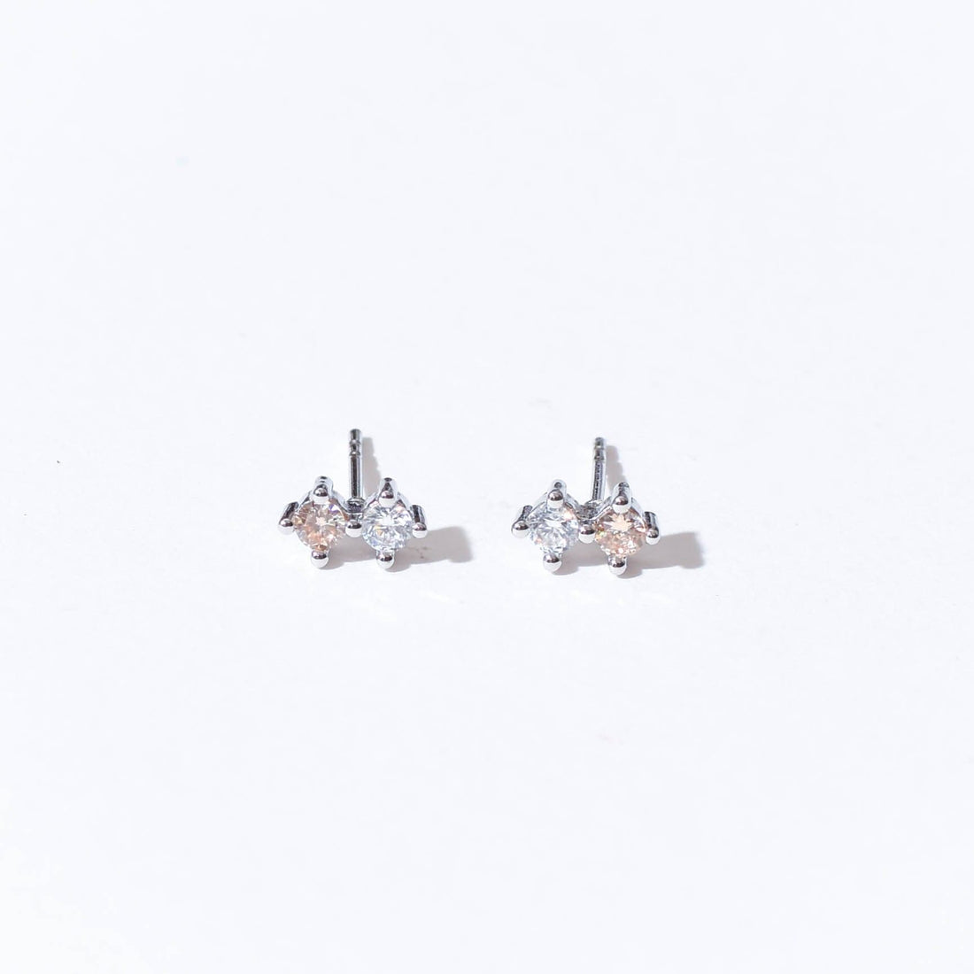 Hazel Studs | Silver