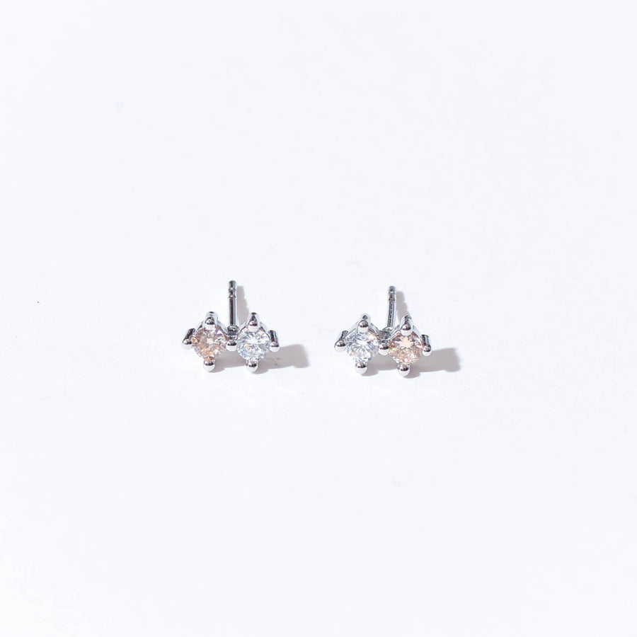 Hazel Studs | Silver