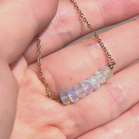 Neala Ethiopian Opal Necklace