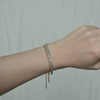 Laura Tennis Bracelet | Teal