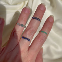 Jovie Adjustable Ring | Blue Sapphire