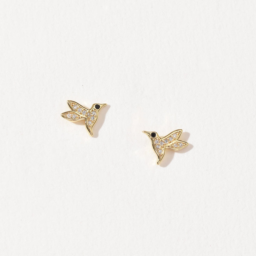 Hummingbird Stud | Gold