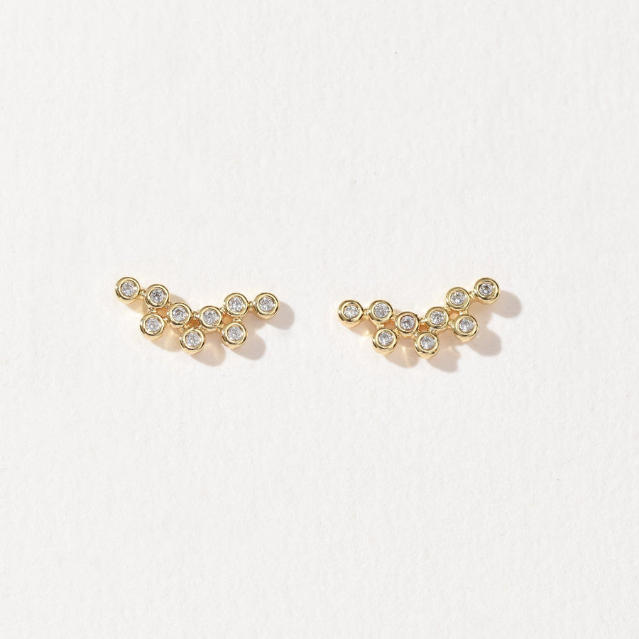 Cloud Stud | Gold