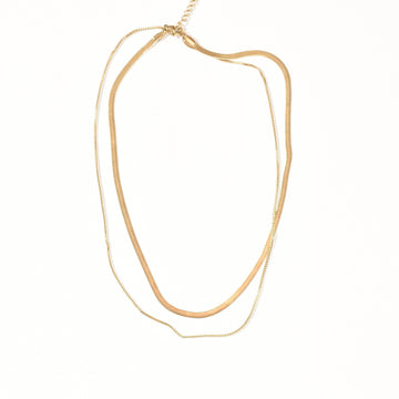 Gemma Layered Necklace | Gold