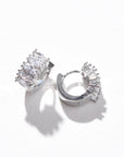 Jada Hoops | Clear Platinum