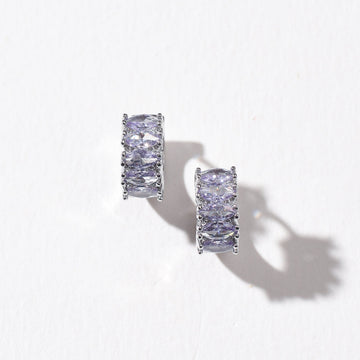 Jada Hoops | Lavender Silver