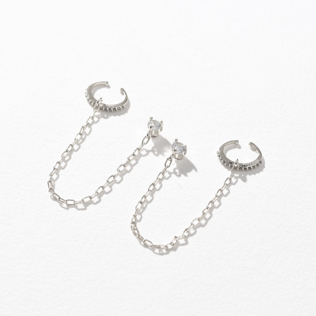 Zeta Cuff Stud | Silver