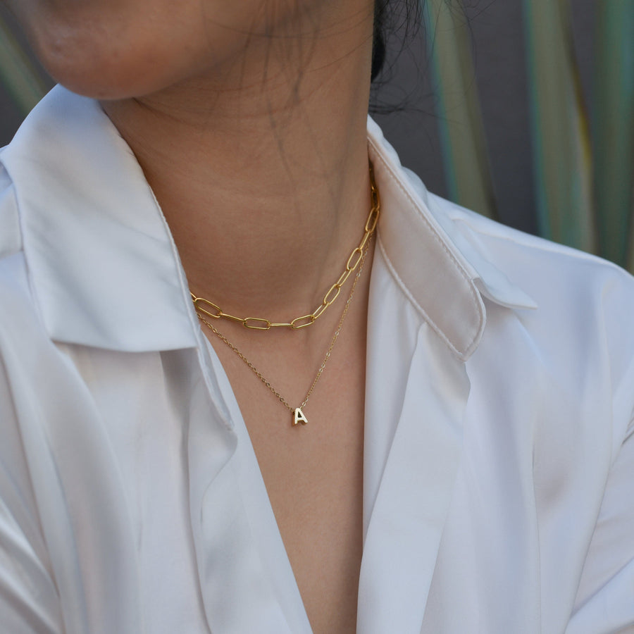 Love Letter Necklace | Gold