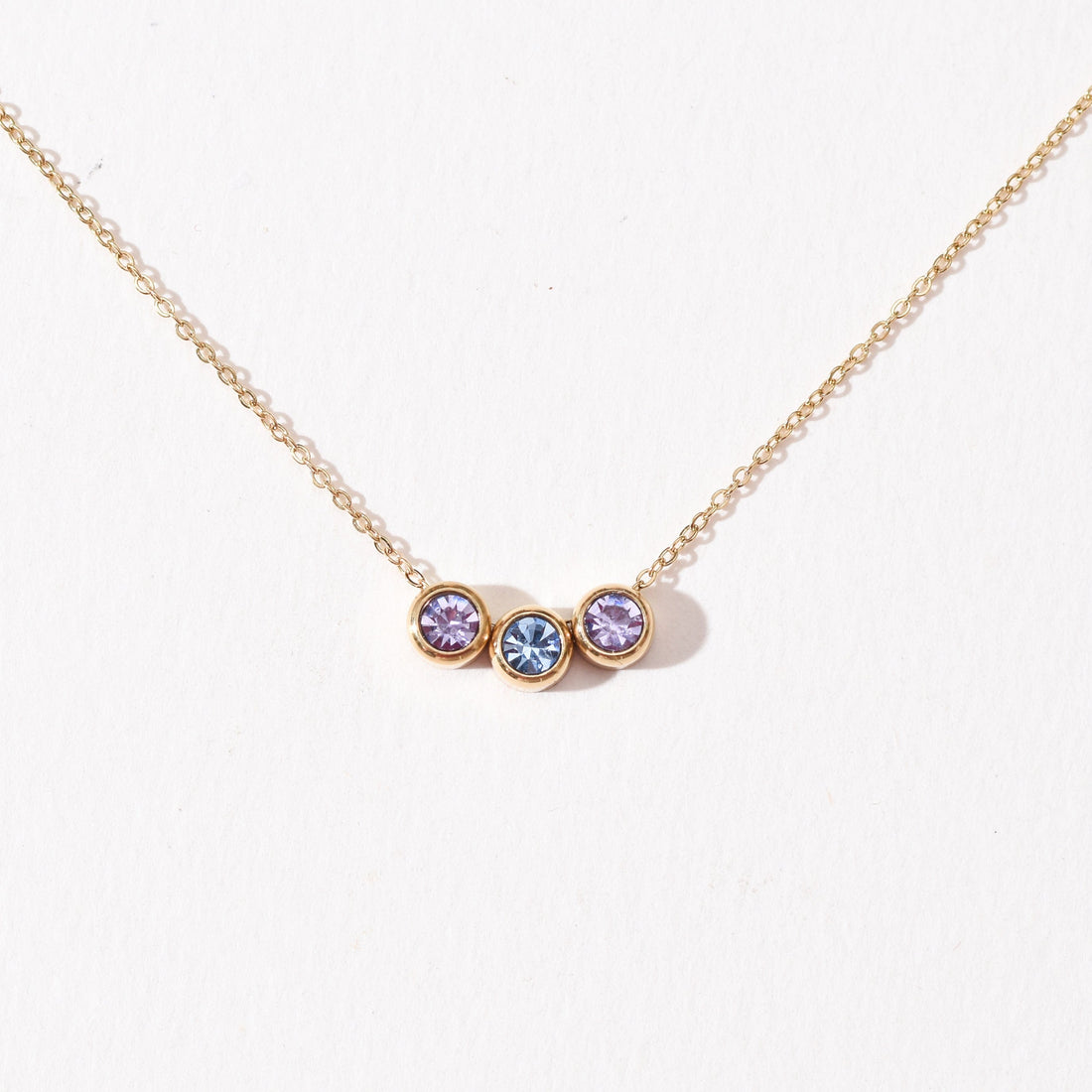 Birthstone Necklace | Gold