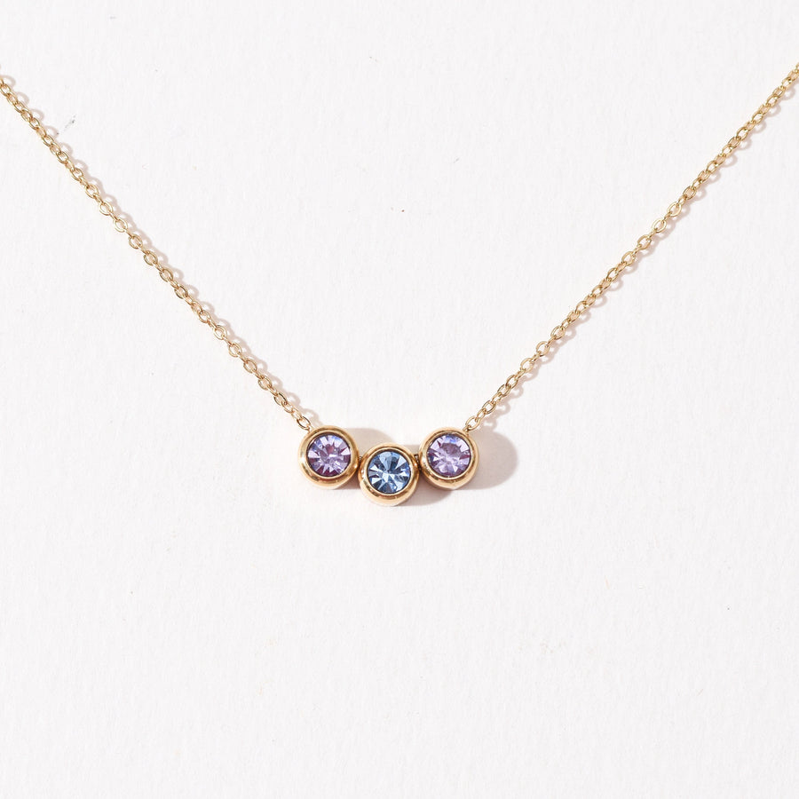 Birthstone Necklace | Gold