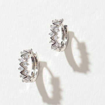 Zoe Hoops | Silver