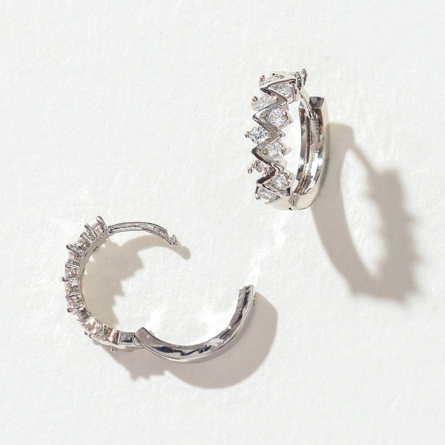 Zoe Hoops | Silver