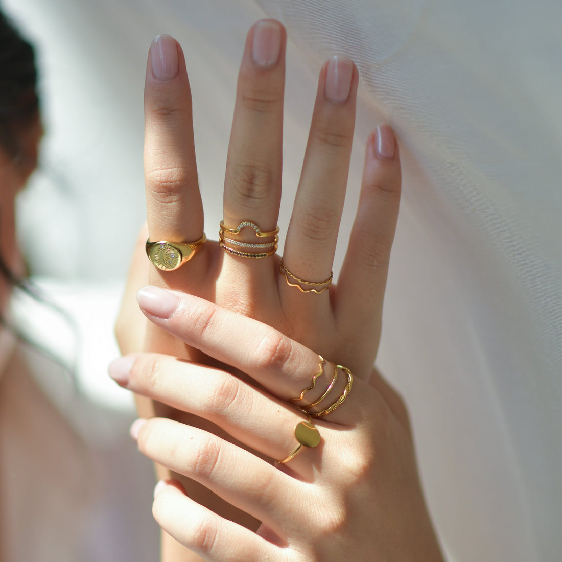 Harper Ring | Onyx