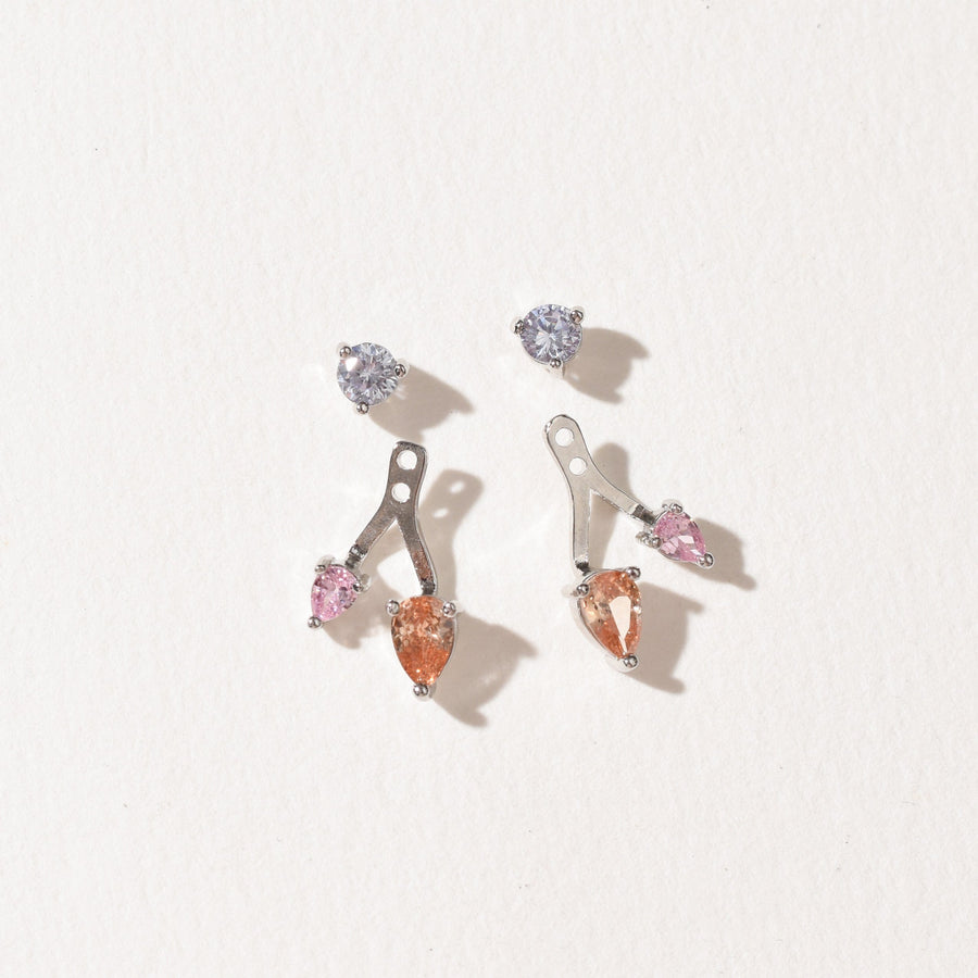 Water Lily Ear Jacket | Silver