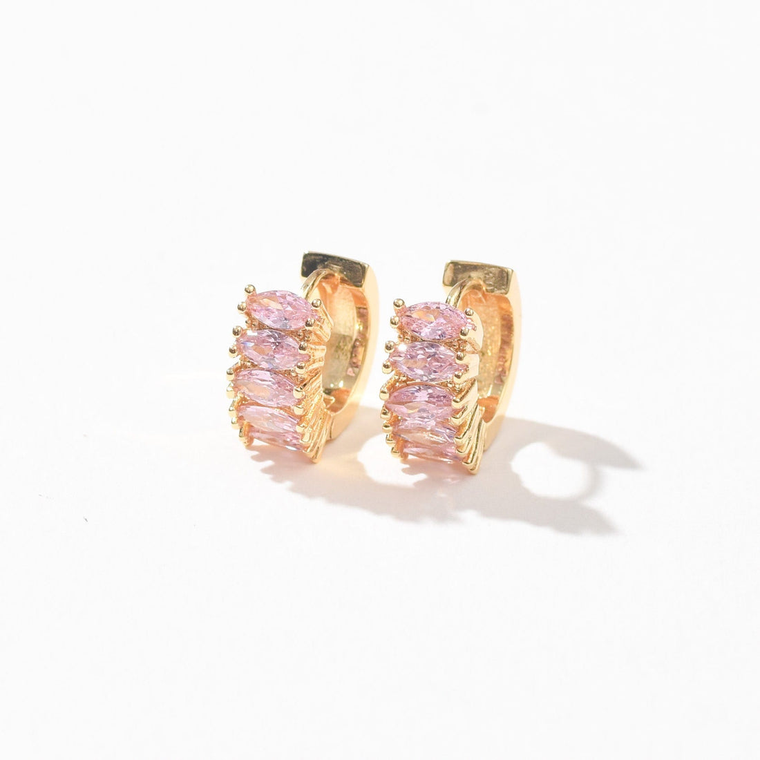 Jada Hoops | Blush Gold