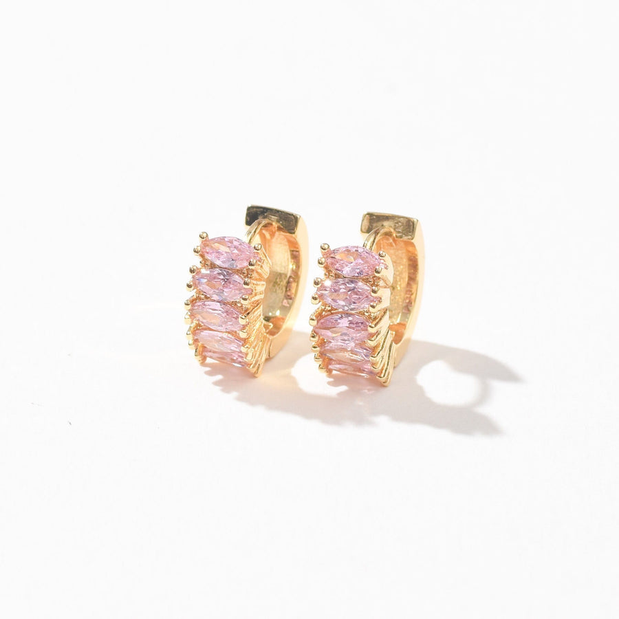 Jada Hoops | Blush Gold