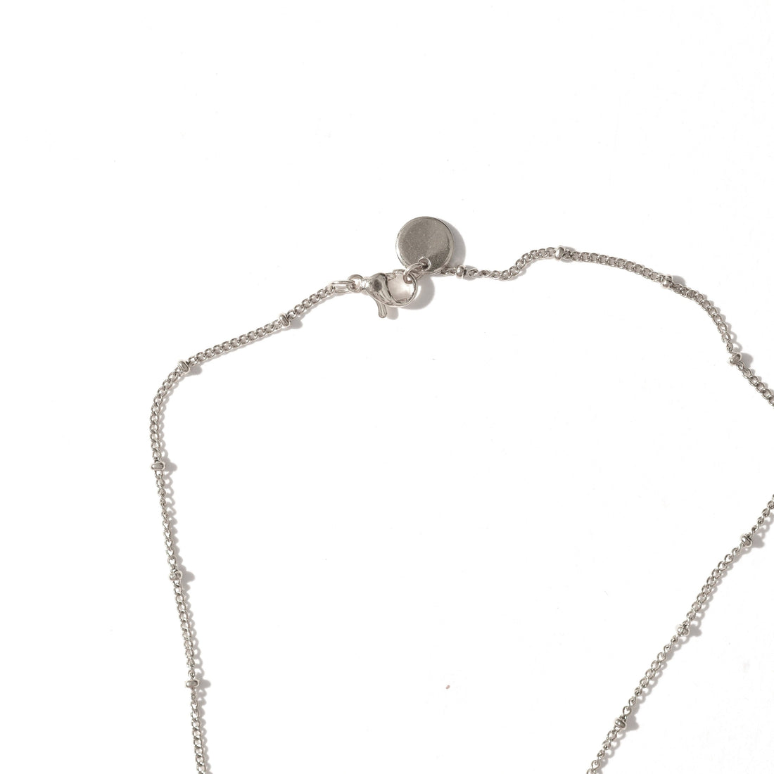 Lara Baby Beaded Necklace | Silver