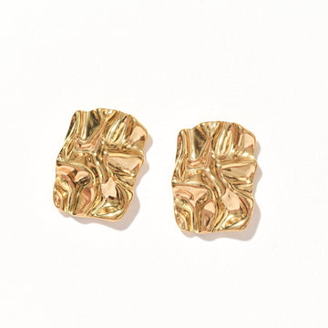 Johanna Hammered Studs SST