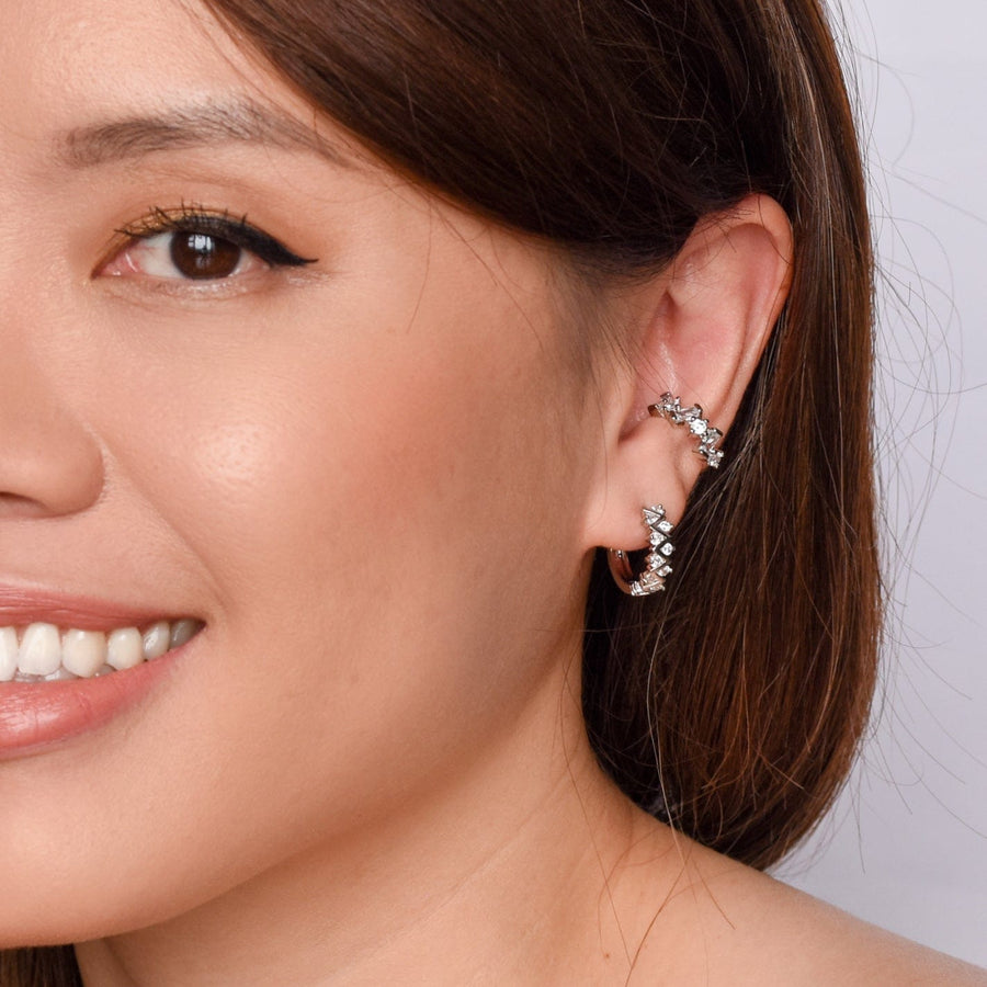 Zoe Hoops | Silver