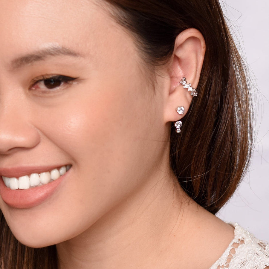 Linda Ear Jacket | Silver