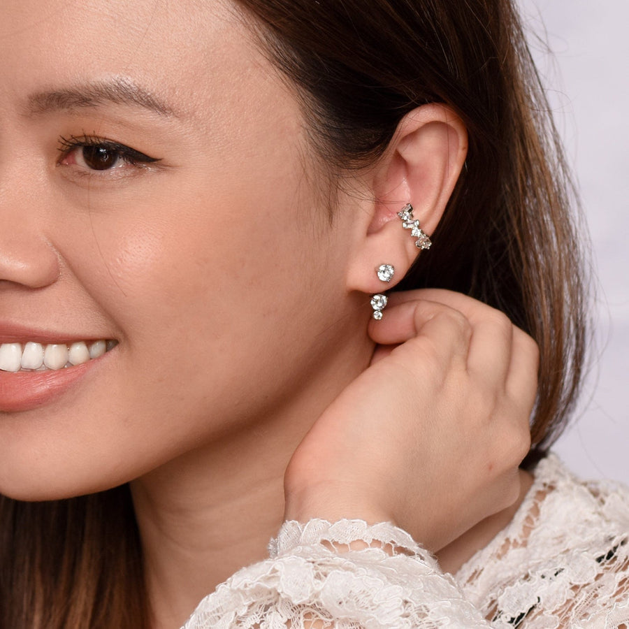 Linda Ear Jacket | Silver